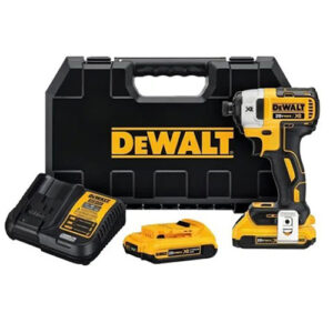 Kit de Atornillador de Impacto Inalámbrico de 1/4" (6.35mm) 20V MAX*, DCF887D2-B3