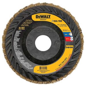 DISC FLAP DUAL-TRIM GRIT 4-1/2"X7/8" 60, DW8409T